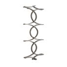 Time TIRENDAZ 1315mm x 570mm 1506BTU Matt Chrome Vertical Designer Radiator