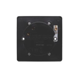 MagCharge Charging Socket 1-Gang 13A Matt Black with Black Inserts