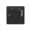 MagCharge Charging Socket 1-Gang 13A Matt Black with Black Inserts