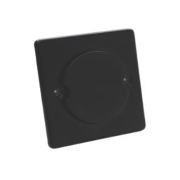 MagCharge Charging Socket 1-Gang 13A Matt Black with Black Inserts