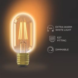 Calex  E27 T45 LED Light Bulb Gold 250lm 3.5W