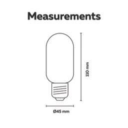 Calex  E27 T45 LED Light Bulb Gold 250lm 3.5W