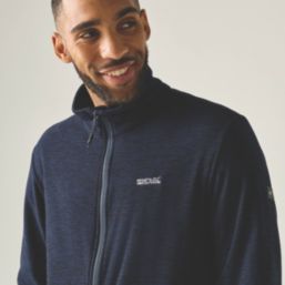 Regatta Harrow Full Zip Fleece Navy Marl  5X Large 55-57" Chest