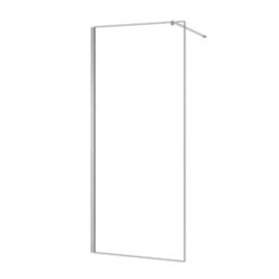 Triton Neo  Frameless Showerwall  Chrome 1200mm x 2015mm