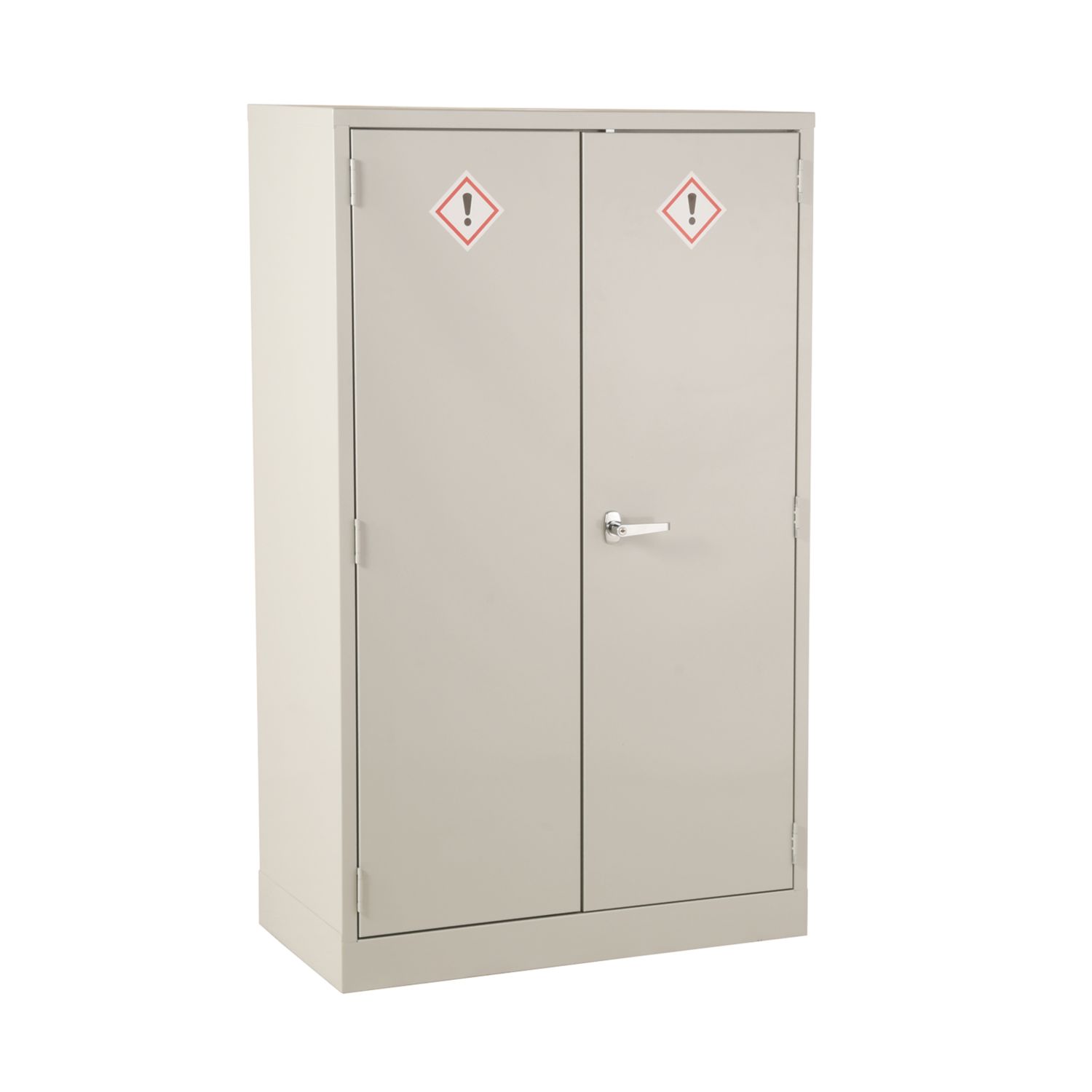 Barton 2-Shelf COSHH Cabinet Grey 915mm x 457mm x 1524mm (662VV)