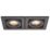 Saxby Xeno Swivel & Tilt Rectangular Recessed 2-Light Downlight Matt Black