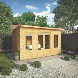 Mercia Helios 11' 6" x 7' 6" (Nominal) Pent Timber Summerhouse
