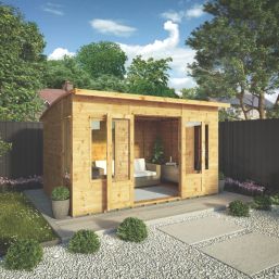 Mercia Helios 11' 6" x 7' 6" (Nominal) Pent Timber Summerhouse