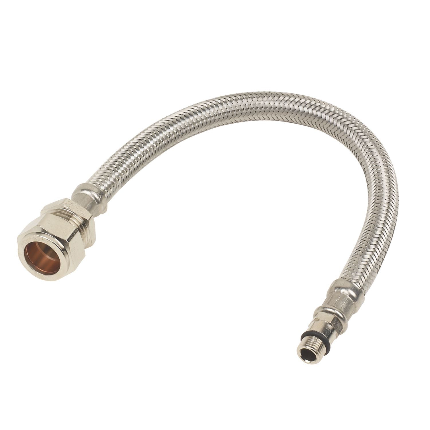 Essentials Flexible Tap Connectors 15mm x M10 x 300mm 2 Pack (66361)