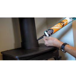 Geocel Trade Mate Plumber Flue Silicone Black 310ml