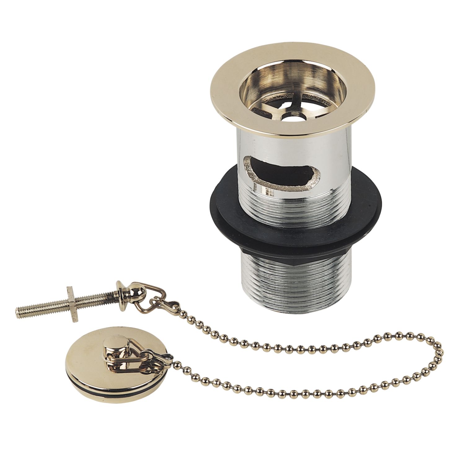 Slotted Basin Waste with Chain (66389)