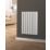 Venus 600mm x 485mm 2104BTU Matt Chrome Vertical Designer Radiator