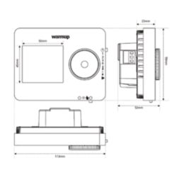 Warmup Tempo ELTPW Digital Underfloor Heating Thermostat