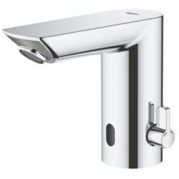 Refurb Grohe Bau Cosmopolitan E Battery-Powered 123mm Chrome Mono Basin Mixer Tap