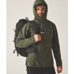 Regatta Birchdale II Waterproof & Breathable Jacket Olive Night / Black Small Size 42" Chest