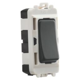 Knightsbridge  20AX Grid SP Control Switch Anthracite