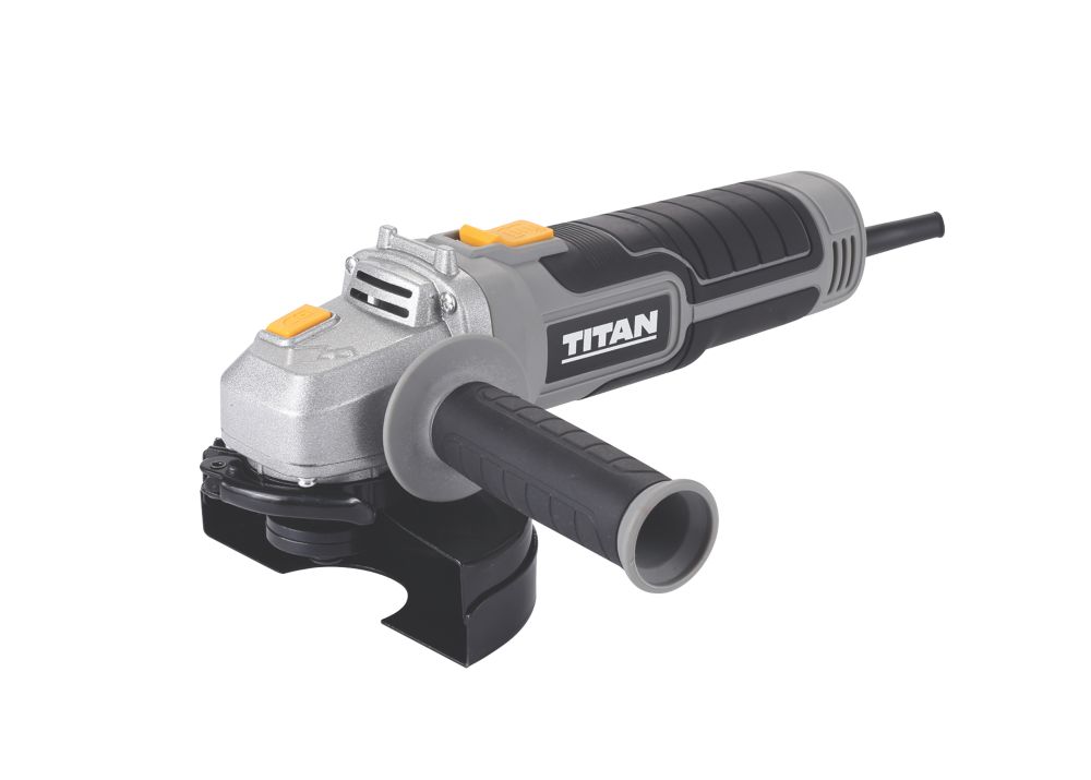 Refurb Titan TTB878GRD 750W 4 1 2 Electric Angle Grinder 240V Screwfix