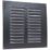 Map Vent Fixed Louvre  Vent Matt Anthracite 229mm x 229mm