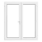 Crystal  White uPVC French Door Set 2055 x 1790mm