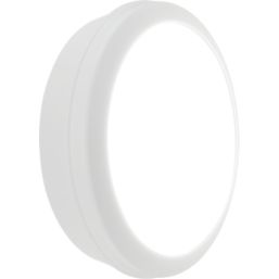 Luceco Atlas Indoor & Outdoor Maintained Emergency Round LED Decorative Bulkhead White 21W 2100lm