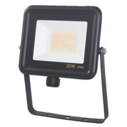 Brackenheath CCT3 Indoor & Outdoor LED Floodlight Black 20W 1800lm