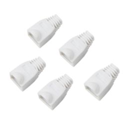 Labgear RJ45 PVC Boots 8mm White Pack Screwfix