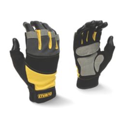 DeWalt DPG213L Fingerless Gloves Black / Yellow / Grey Large