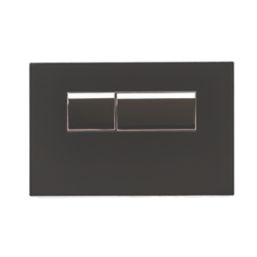 Fluidmaster Vivente Dual-Flush T-Series Activation Plate Black Glass