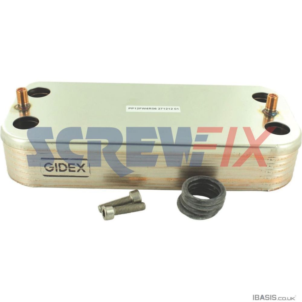 Ideal Logic + Combi 24 / Isar HE24 Plate Heat Exchanger 175417 – Refurbished, 12 Month Warranty