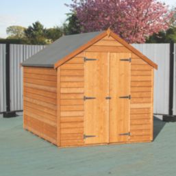 Shire  8' x 6' (Nominal) Apex Overlap Timber Shed