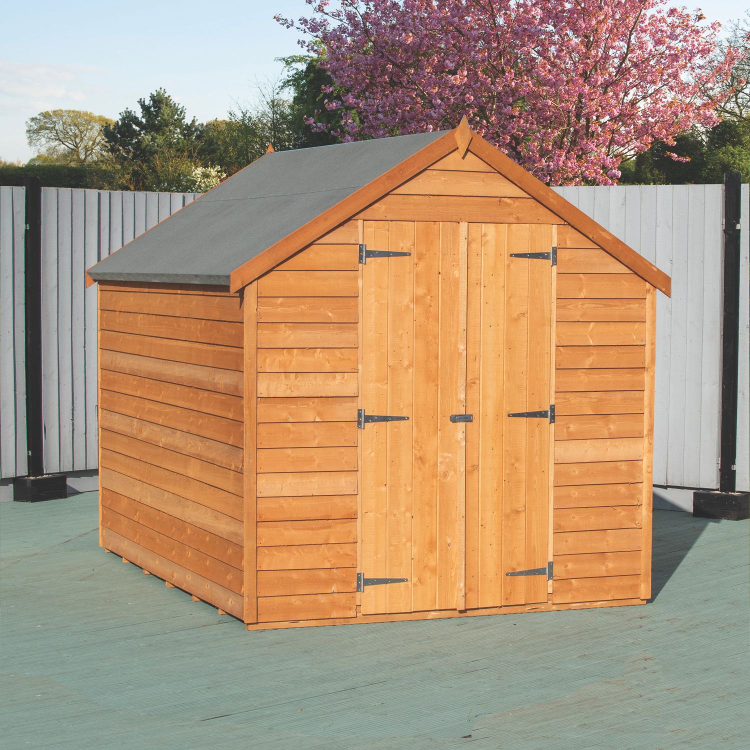 Shire 8' x 6' (Nominal) Apex Overlap Timber Shed (663TJ)