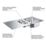Grohe K200 1.5 Bowl Stainless Steel Sink  965mm x 500mm