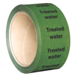 Essentials Treated Water Pipe Marking Tape Green 33m x 50mm