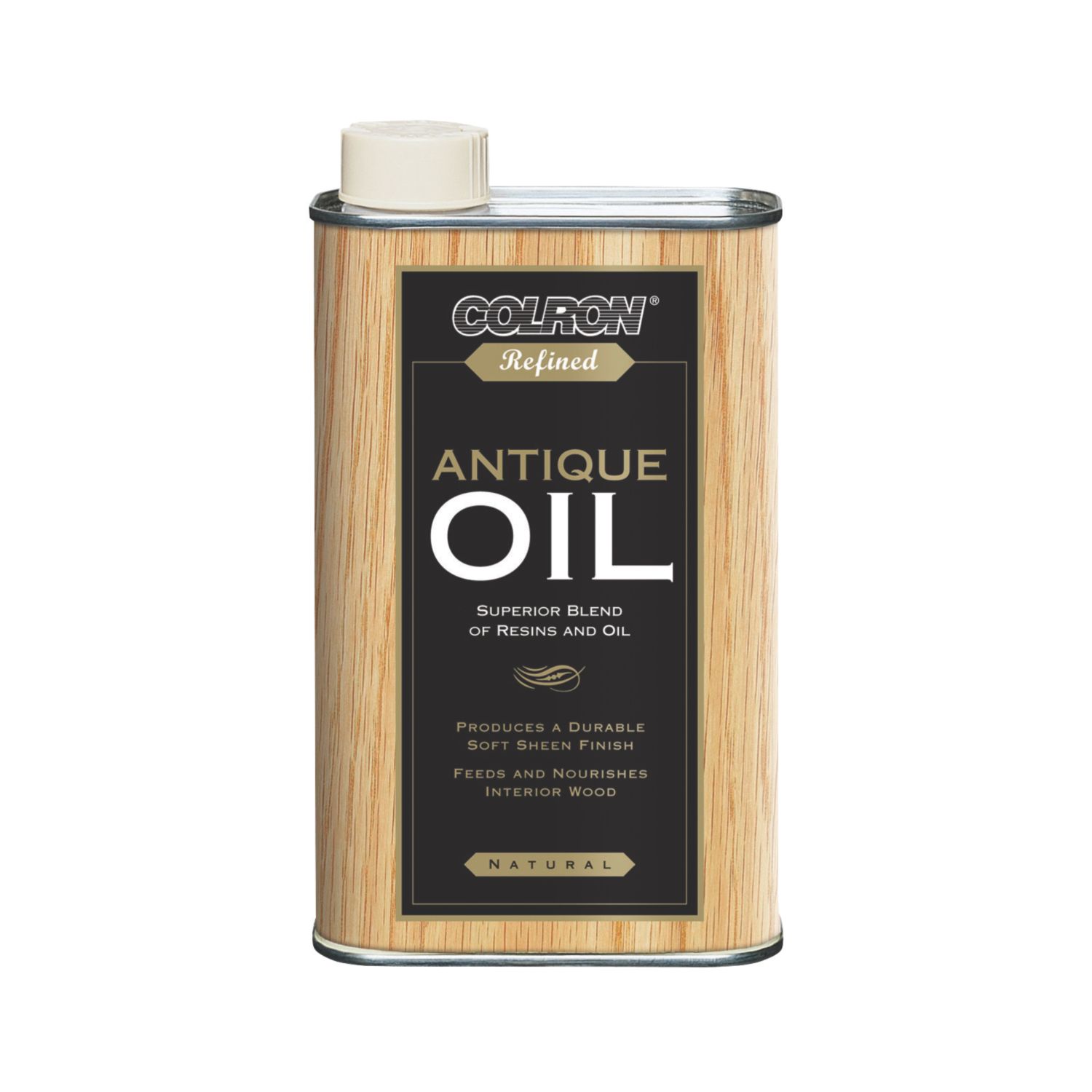 Colron 500ml Natural Solvent-Based Interior Wood Antique Oil (66455)
