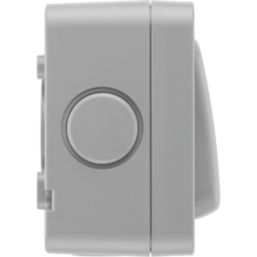 British General  IP66 20A 2-Gang 2-Way Weatherproof Outdoor Switch with Neon