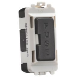 Knightsbridge  13A Grid Fused Spur Smoked Bronze