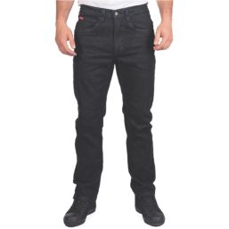 Lee Cooper LCPNT219 Workwear Jeans Black 38" W 31" L