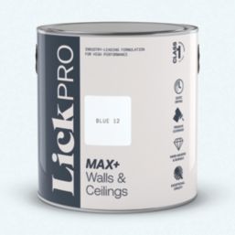 LickPro Max+ 2.5Ltr Blue 12 Matt Emulsion  Paint