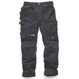 Scruffs Pro Flex Plus Work Trousers Black 38