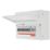 British General  12-Module 9-Way Populated High Integrity Main Switch Consumer Unit with SPD
