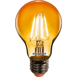 Sylvania Helios Chroma ES A60 Orange LED Light Bulb 4W