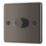 LAP  1-Gang 2-Way LED Dimmer Switch  Black Nickel with Colour-Matched Inserts