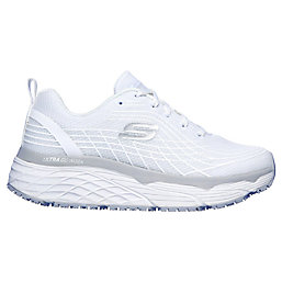 Skechers Max Cushioning Elite Sr Metal Free Womens  Non Safety Shoes White Size 4