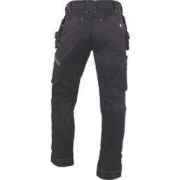Dickies Holster Universal FLEX  Work Trousers Black 38" W 30" L