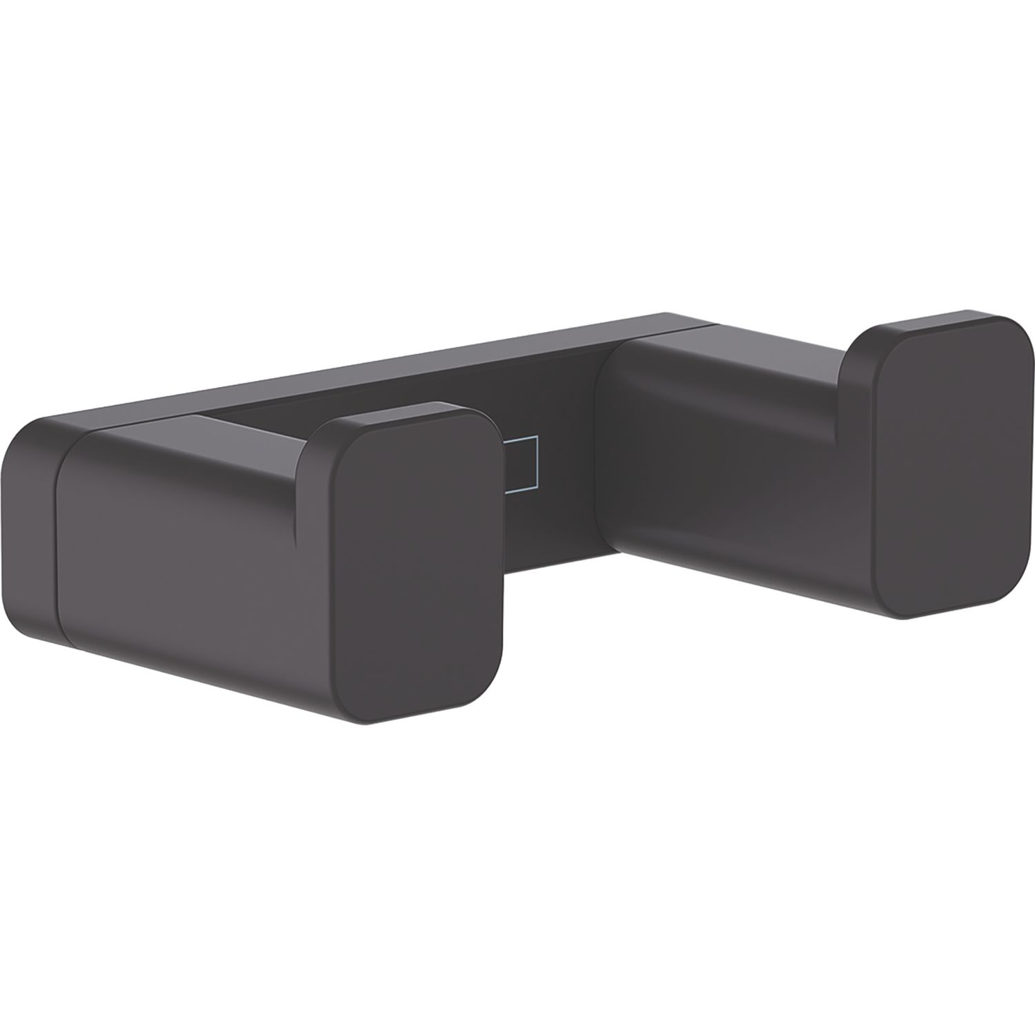 Hansgrohe AddStoris Double Bathroom Hook Matt Black (664VH)