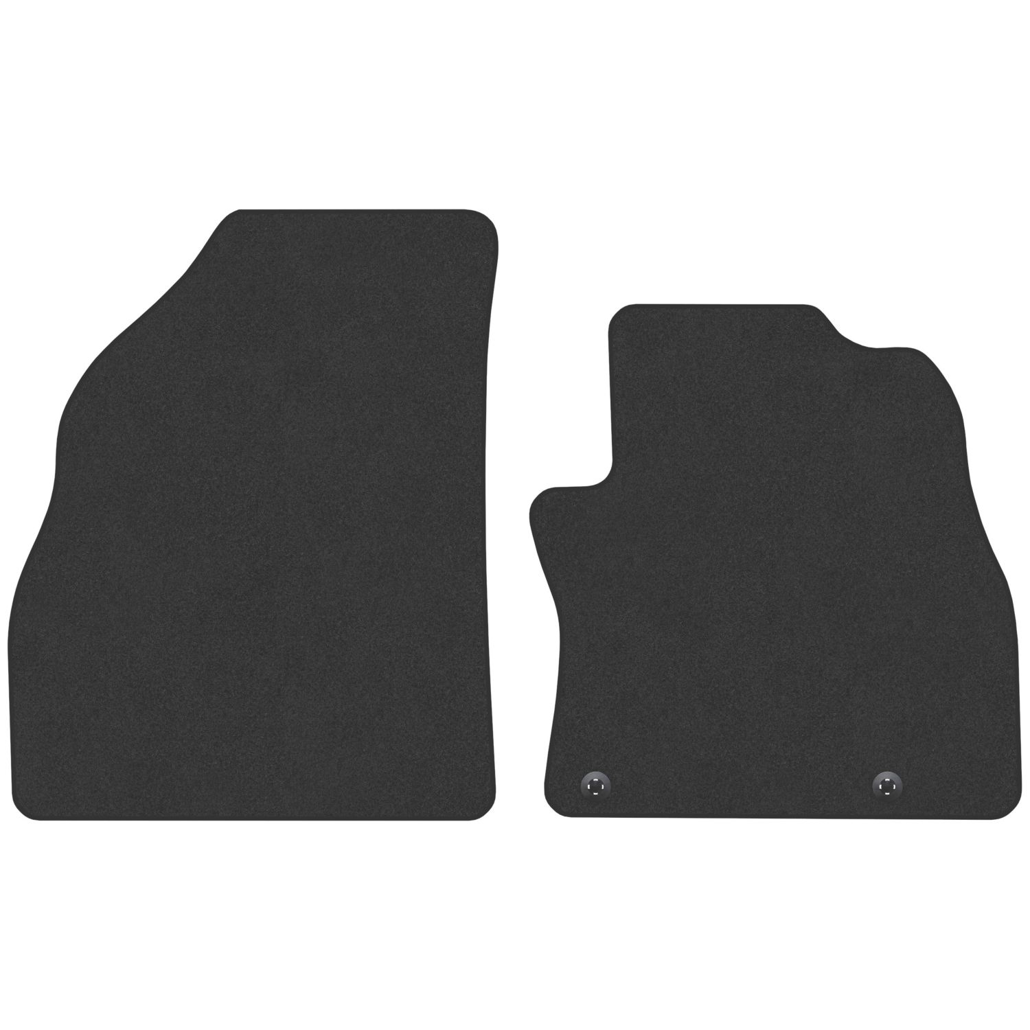 Car Mat Co. Fiat Fiorino 2008 on Carpet & Rubber Car Mats 2 Piece Set (664VV)