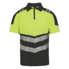 Regatta Hi-Vis X-Pro Polo Shirt Black/Yellow Large 42" Chest
