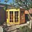 Shire Hampton 6' 6" x 6' 6" (Nominal) Pent Shiplap T&G Timber Summerhouse with Assembly