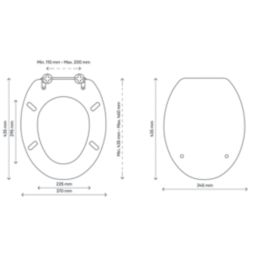 Palmi  Toilet Seat Moulded Bamboo Taupe