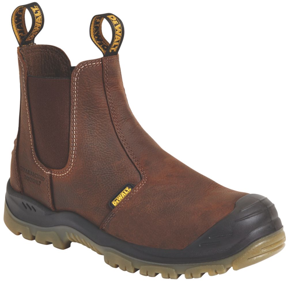 DeWalt Nitrogen Safety Dealer Boots Brown Size 9 | Dealer Boots ...